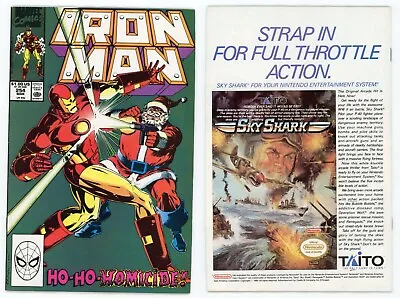 Buy Iron Man #254 (NM- 9.2) 1st App Spymaster III Santa Claus Christmas 1990 Marvel • 3.93£