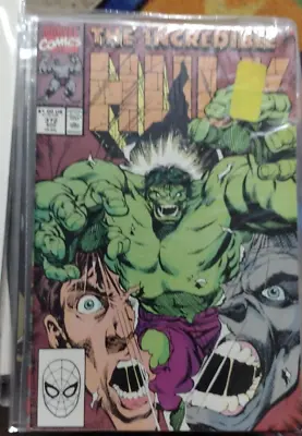 Buy Incredible Hulk  # 372  1990 Marvel DISNEY + Grey Hulk  Green Hulk Returns ? • 3.76£