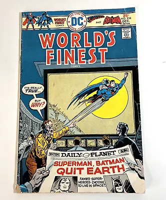 Buy Vintage DC World's Finest Comic #234 (Superman & Batman)  49 Years Old! (1975) • 2.76£
