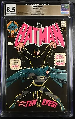 Buy 1970 Batman 226 CGC 8.5 Pedigree Man With Ten Eyes Ten-Eyed Man RARE • 214.47£