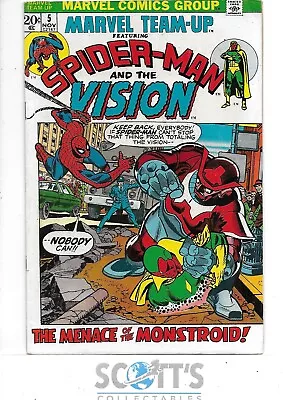 Buy Marvel Team Up  #5  Vg/fn   1st Monstroid • 40£