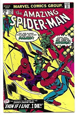 Buy The AMAZING SPIDER-MAN #149 MARVEL COMIC BOOK Clone Begins - Jackal Origin 1975 • 96.51£