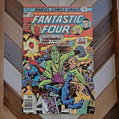 Buy Fantastic Four #176 VG/FN (Marvel 1976) Feat Impossible Man + Lee & Kirby Cameos • 8.99£