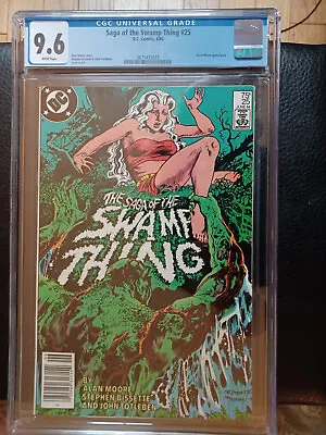 Buy DC Saga Of The Swamp Thing 25 CGC 9.6 1st Cameo App Of Constantine Newsstand • 171.28£