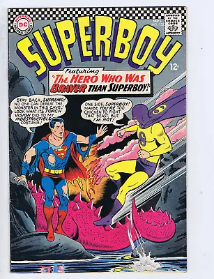 Buy Superboy #132 DC 1966 The Hero Who Was Braver Than Superboy ! • 19.99£