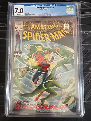 Buy Amazing Spider-Man #71 CGC 7.0 White • 175£