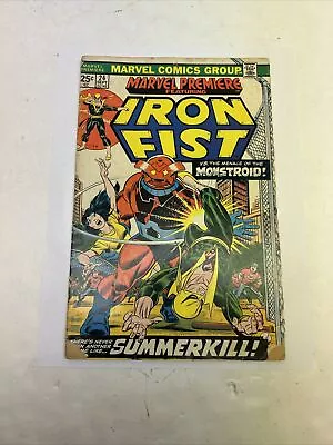 Buy Marvel Premiere #24 (1975) Iron Fist • 3.96£