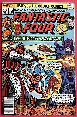 Buy Fantastic Four #175 (1976) Galactus Vs High Evolutionary Marvel Comics • 8.95£
