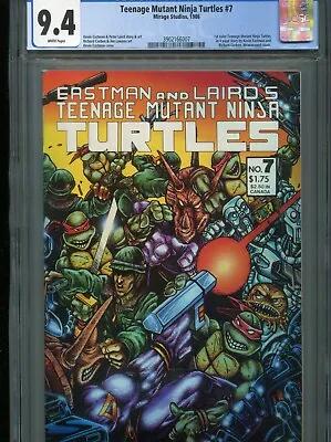 Buy Teenage Mutant Ninja Turtles #7 (1st Print) CGC 9.4 WP • 64.30£
