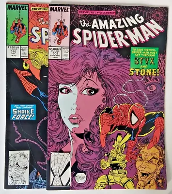Buy Amazing Spider-man #309 & 310 (Marvel 1988)  Copper Age Issues • 16£