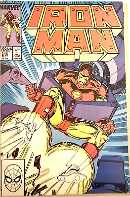 Buy Iron Man # 246. 1st Series. Sept. 1989.  Bob Layton-cover. Vg 4.0 • 3.14£