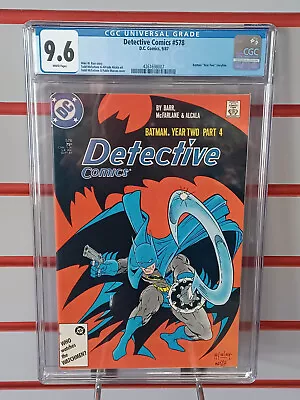 Buy DETECTIVE COMICS #578 (DC Comics, 1987) CGC 9.6 ~ YEAR TWO  ~ McFarlane ~ WP • 39.98£