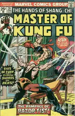 Buy Master Of Kung Fu #29 VG; Marvel | Low Grade - Shang-Chi Doug Moench - We Combin • 32.32£