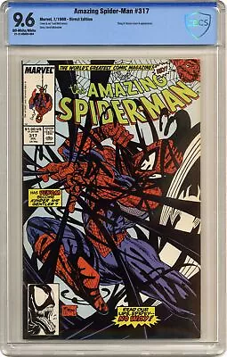 Buy Amazing Spider-Man #317 CBCS 9.6 1989 21-214BDED-004 • 83.41£