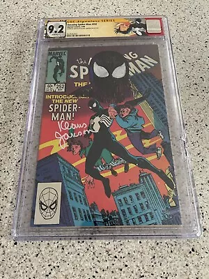 Buy Amazing Spider-Man #252 CGC 9.2 Signed & Sketch By Klaus Janson, 1st Black Suit • 879.47£