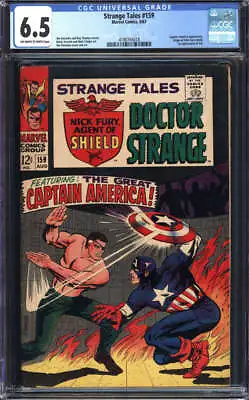 Buy Strange Tales #159 Cgc 6.5 Oww/h Pages // 1st Appearance Of Val Marvel 1967 • 134.57£