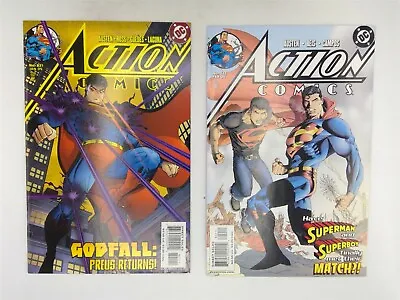 Buy Action Comics #821 & 822 DC Comics 2005 FN/VF Superman Vs Preus! Godfall FL • 2.40£
