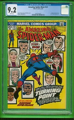 Buy The Amazing Spider-Man Vol 1 #121 CGC 9.2 NM- 1973 Death Of Gwen Stacy 24-502 • 1,124.90£
