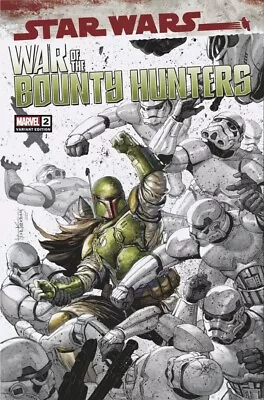 Buy Star Wars: War Of The Bounty Hunters #2 RARE Tyler Kirkham Variant Cover • 14.99£