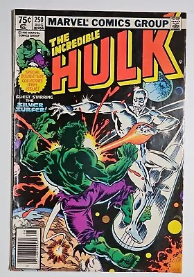 Buy Incredible Hulk #250 Silver Surfer 1st Sabra Cameo Thing/Hostess Ad  • 15.77£