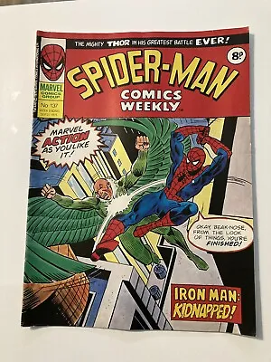 Buy Spider-man Comics Weekly #137 Iron Man, Thor Marvel Comics • 3.99£