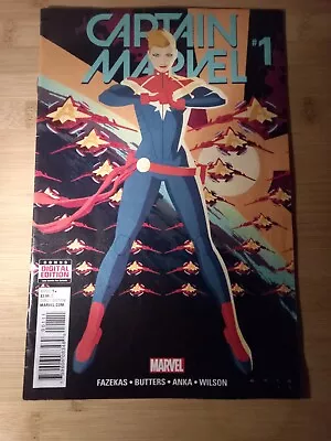 Buy Captain Marvel #1 - Marvel 2016 - Volume 9 - Cover By Kris Anka Vgc  • 4£