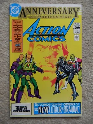 Buy ACTION COMICS #544 - DC Comics - Jun.1983 - Lex Luthor, Brainiac - 45th Anniv. • 12£