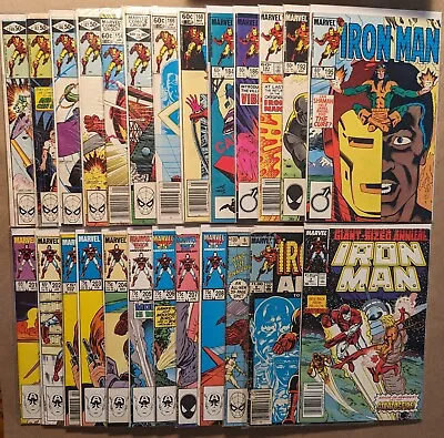 Buy Iron Man Lot Of 25 Comics 1980-1987 • 34.68£