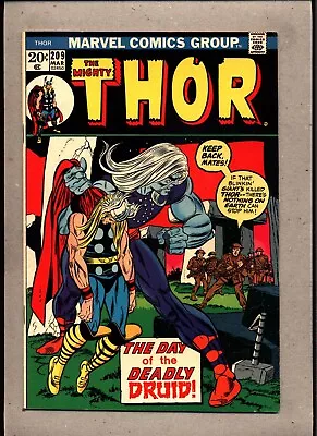 Buy Mighty Thor #209_march 1973_fine/very Fine_ The Day Of The Deadly Druid ! • 0.99£