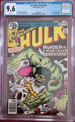 Buy Incredible Hulk #228 CGC 9.6 1st Moonstone  • 236.51£