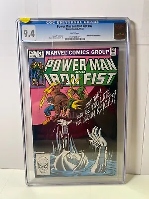 Buy Power Man And Iron Fist #87 CGC GRADED 9.4 -Moon Knight • 44.24£