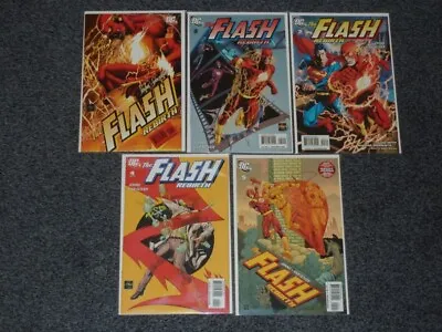 Buy Flash Rebirth #1 #2 #3 #4 #5 - DC 2009 - 5 Comic Run • 5.94£