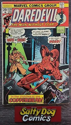 Buy Daredevil #124 (1975) - Key 1st Copperhead / Gil Kane Cover - Marvel Comics • 8£