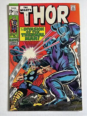 Buy Thor 170 F 1969 Marvel Comics Thermal Man • 39.58£