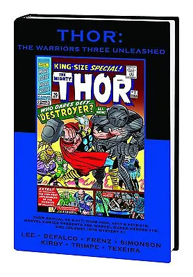 Buy THOR: WARRIORS THREE UNLEASHED HARDCOVER Marvel Premiere Classic HC VARIANT 63 • 23.65£