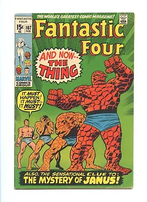 Buy Fantastic Four #107 1970 (VG/FN 5.0)~ • 17.59£