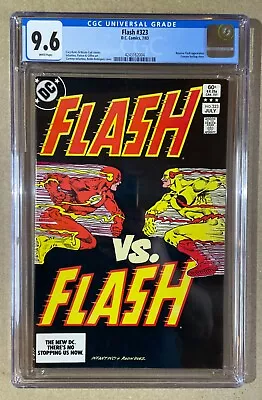Buy Flash #323 CGC 9.6 (NM+) WHITE Pages 1983, Reverse Flash Appearance, Black Cover • 104.08£