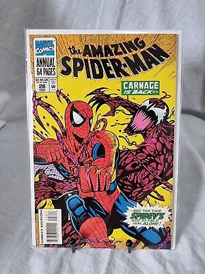 Buy The Amazing Spider-man Annual #28 Carnage Is Back Marvel Comics 1994 • 9.99£