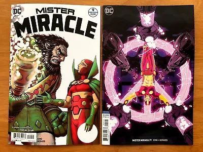 Buy Mister Miracle 9 A + B Mitch Gerads Variant Set 1st Print DC Comics 2018 NM+ • 6.36£