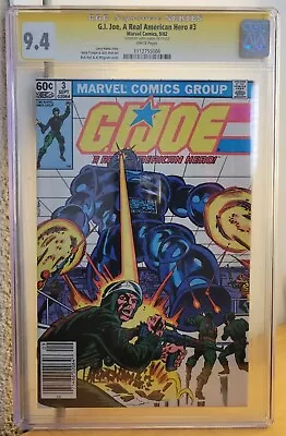 Buy G.I. Joe #3 - The Trojan Gambit! - 1st Printing   Signed / CGC GRADED • 239.26£