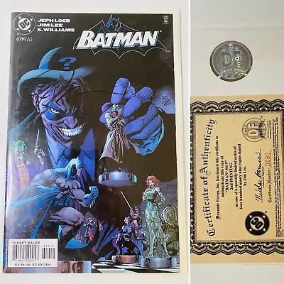Buy BATMAN #619 (DC 2003) 2nd Print VARIANT DF EXCLUSIVE JIM LEE SIGNED W COA • 67.96£