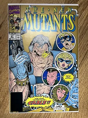 Buy New Mutants #87 (1990) 2nd Print, 1st App Of Cable, Stryfe & The MLF, Marvel NM  • 15£