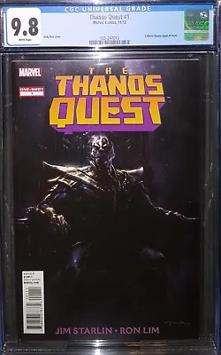 Buy Thanos Quest One-shot Cgc 9.8  Collects #1 & #2 Infinity War Cosmic Ghost Rider! • 71.12£
