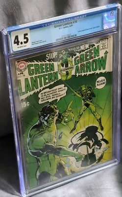 Buy Green Lantern #76 CGC 4.5 1970 DC 1st GL & Green Arrow Stories Begin • 213.13£
