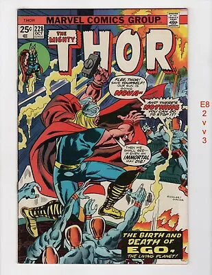 Buy Thor #228 Origin Ego Living Planet Complete MVS Value Stamp VF 1962 Marvel E823 • 21.07£