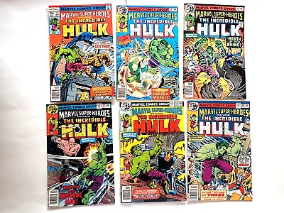 Buy 1978-1979 Marvel Super-Heroes Featuring The Incredible Hulk 74-79 • 17.59£
