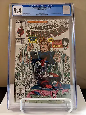 Buy Amazing Spider-man #315 - Cgc 9.4 Nm 🕷 Venom & Hydro-man Mcfarlane Cover Ow/w • 56.03£