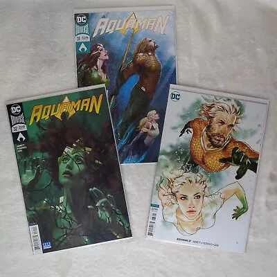 Buy Aquaman Lot Of 3 DC Comics #31 32b 37b Joshua Middleton Variant Covers 2017/2018 • 9.48£