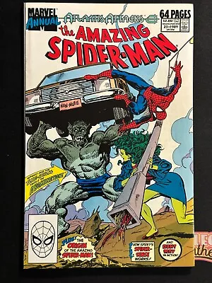 Buy Amazing Spider-Man Annual #23 She-Hulk Abomination Marvel Comics 1989 Leifeld • 2.80£