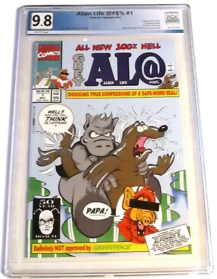 Buy Grey Alien Life #1 Alf#48 Homage Variant Cerebus Comics Pgx Graded 9.8 Nm Banned • 59.27£